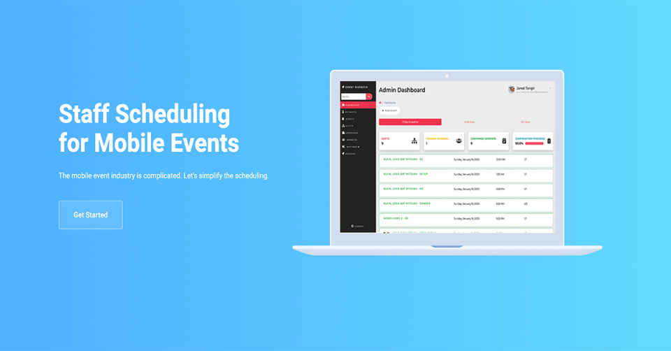 screenshot of Event Dispatch